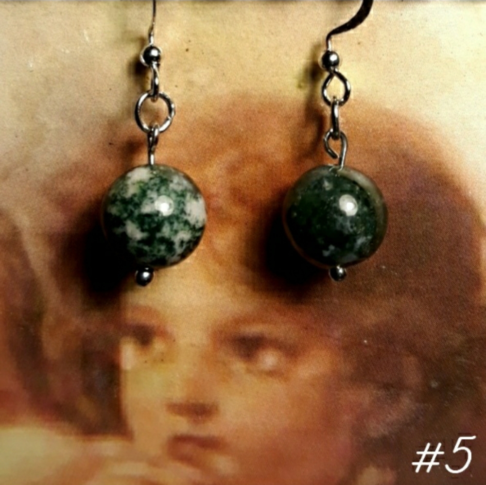 Natural Stone Earrings